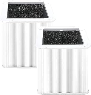 ATXKXE Blue Pure 211+ Replacement Filter Compatible with Blueair Blue Pure 211+ Air Cleaner Purifier, Foldable Particle and Carbon Replacement Filter 2 Pack