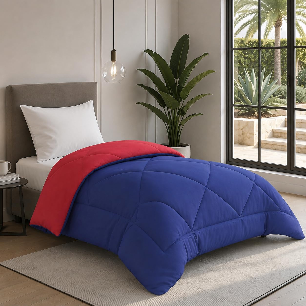 Monte Carlo Double Comforter - Lightweight & Reversible -15