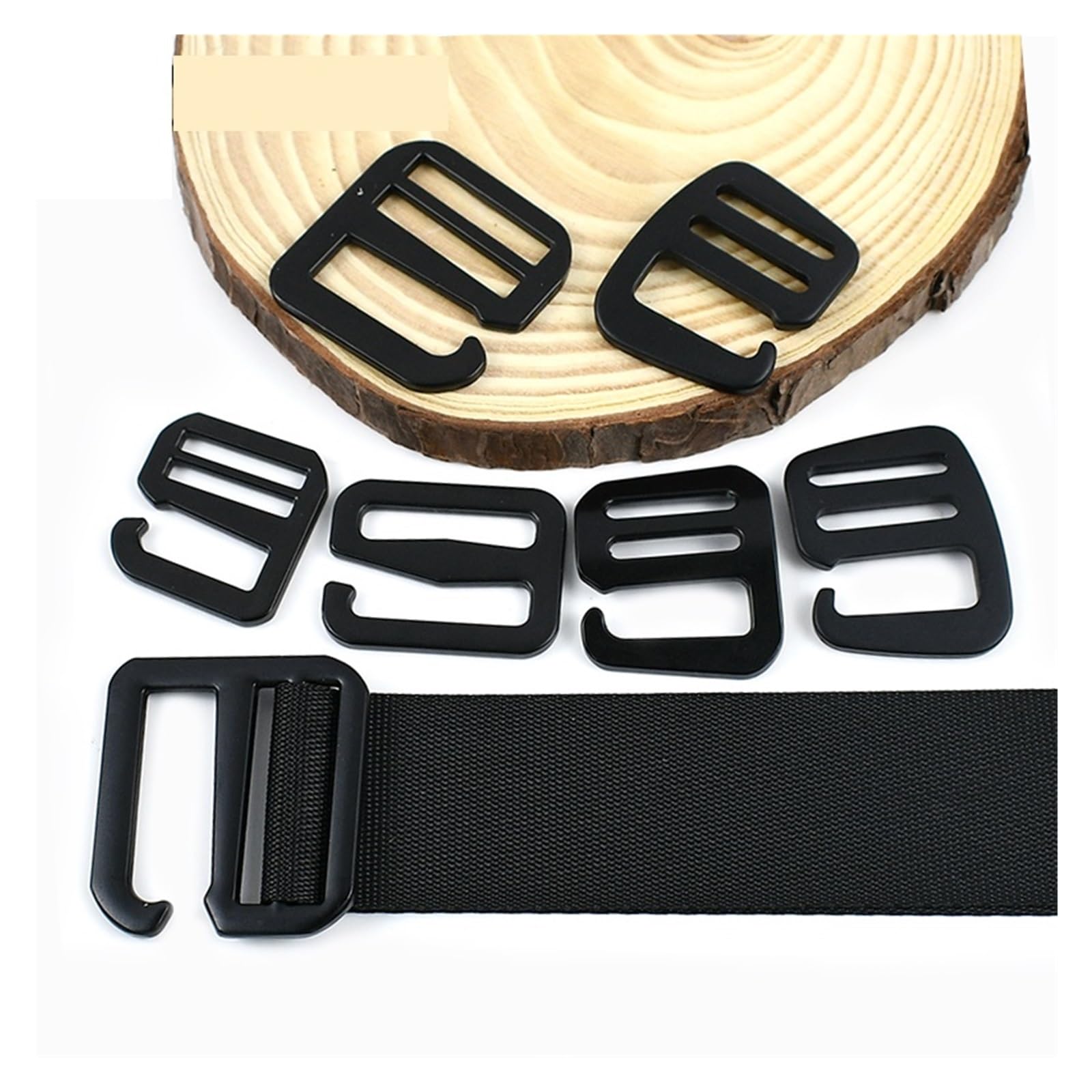 Metall Schnallen 5/10 Stück 20–38 mm Metall-G-Hakenschnallen, Gurtband, Tri-Glide-Schiebeverschluss, Rucksack-Taschen, verstellbare Schnalle, Hardware-Zubehör