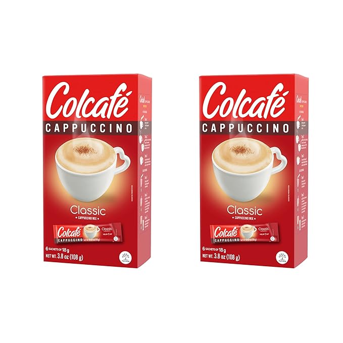 In summary, Colcafé Classic Cappuccino Instant Mix is a superb coffee product that seamlessly combines convenience, deliciousness, and uncompromising quality. Whether you need a quick caffeine boost for work, school, or any other destination, this pack is the ideal companion. Elevate your coffee experience with Colcafé. Description by ChatGPT.