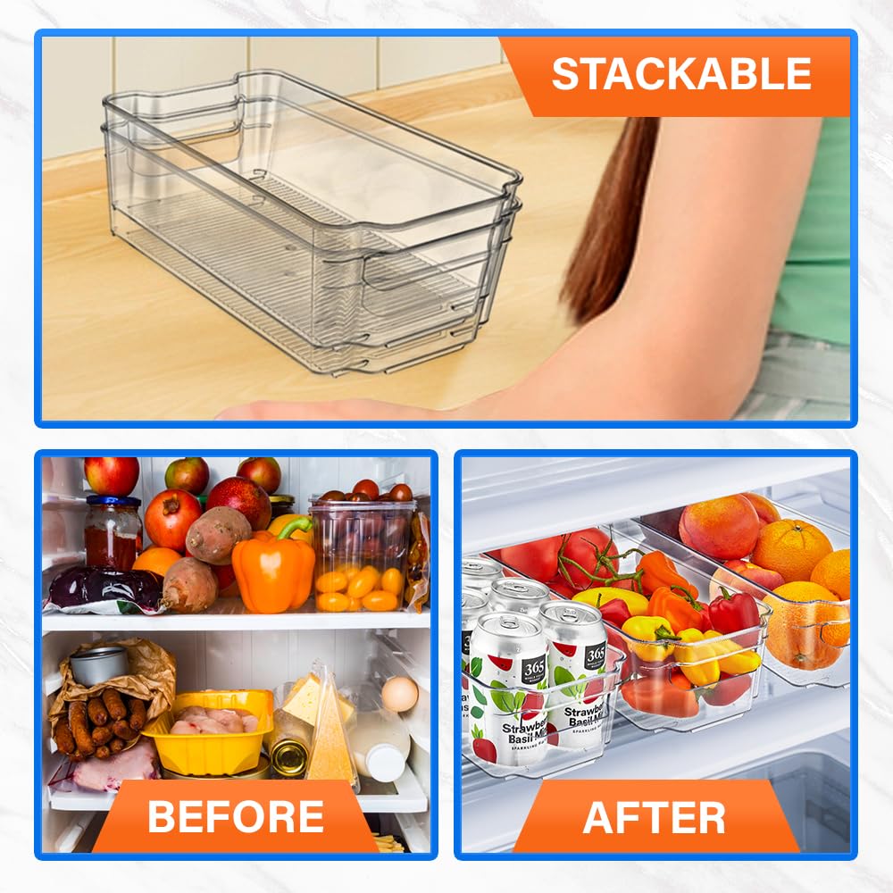 Snapklik.com : Lifemaster Multi-Purpose Refrigerator Bins - 4 Pieces ...