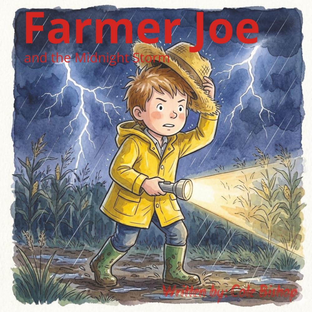 Farmer Joe: and the Midnight Storm : Farm book for Kids | Picture Book: Children’s Story About Teamwork and Helping Neighbors | Watercolor | 8.5" x 8.5" |