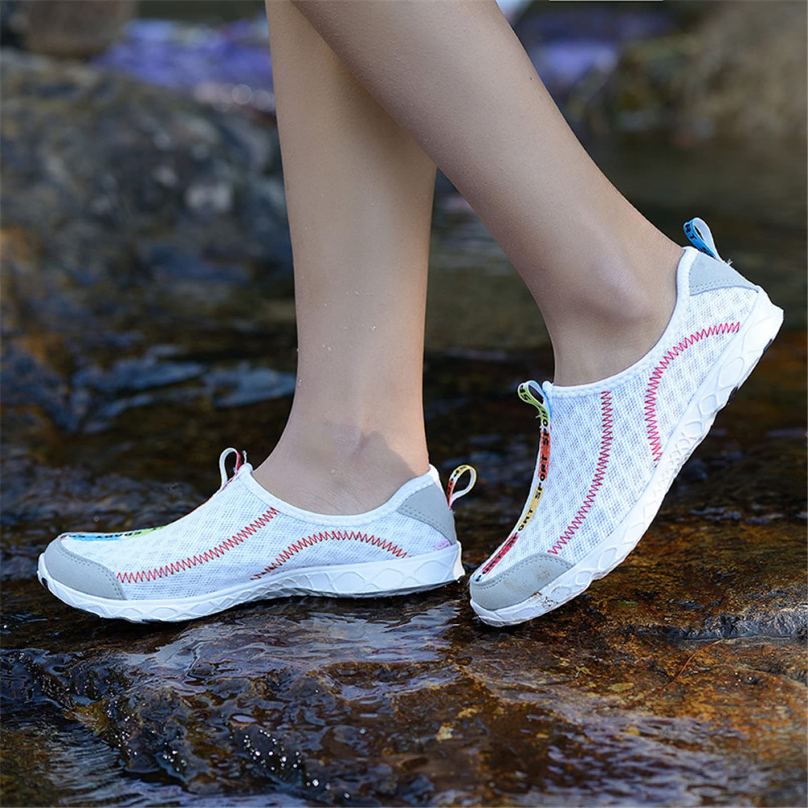 Scarpe Acqua guado per Il Fiume Spiaggia Estate Traspirante Mesh Creek Quick Dry
