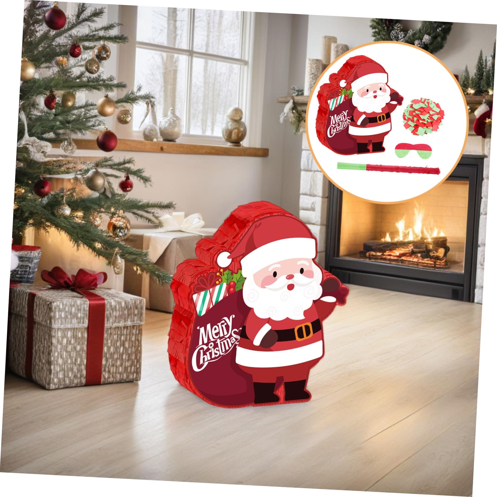 Cabilock Artículos Para Fiestas Navideñas Juego De Dulces Navideños Juego De Aplastar Piñatas Artículos Para Fiestas Navideñas
