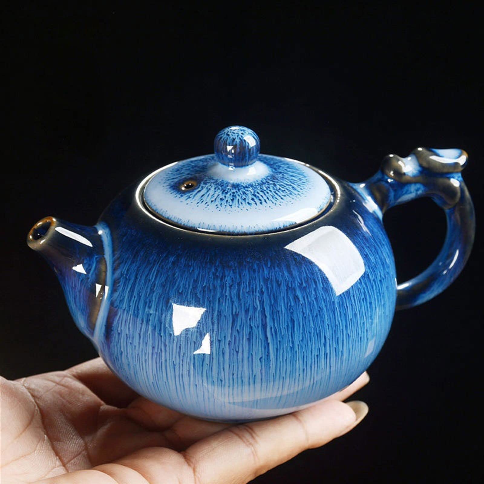 Teiera Bollitore da tè 250ML Teiera delicata Piccolo set da tè in ceramica Macchina da tè durevole Set da tè premium Collezione regalo Bollitore/Teiere/Teiera Present