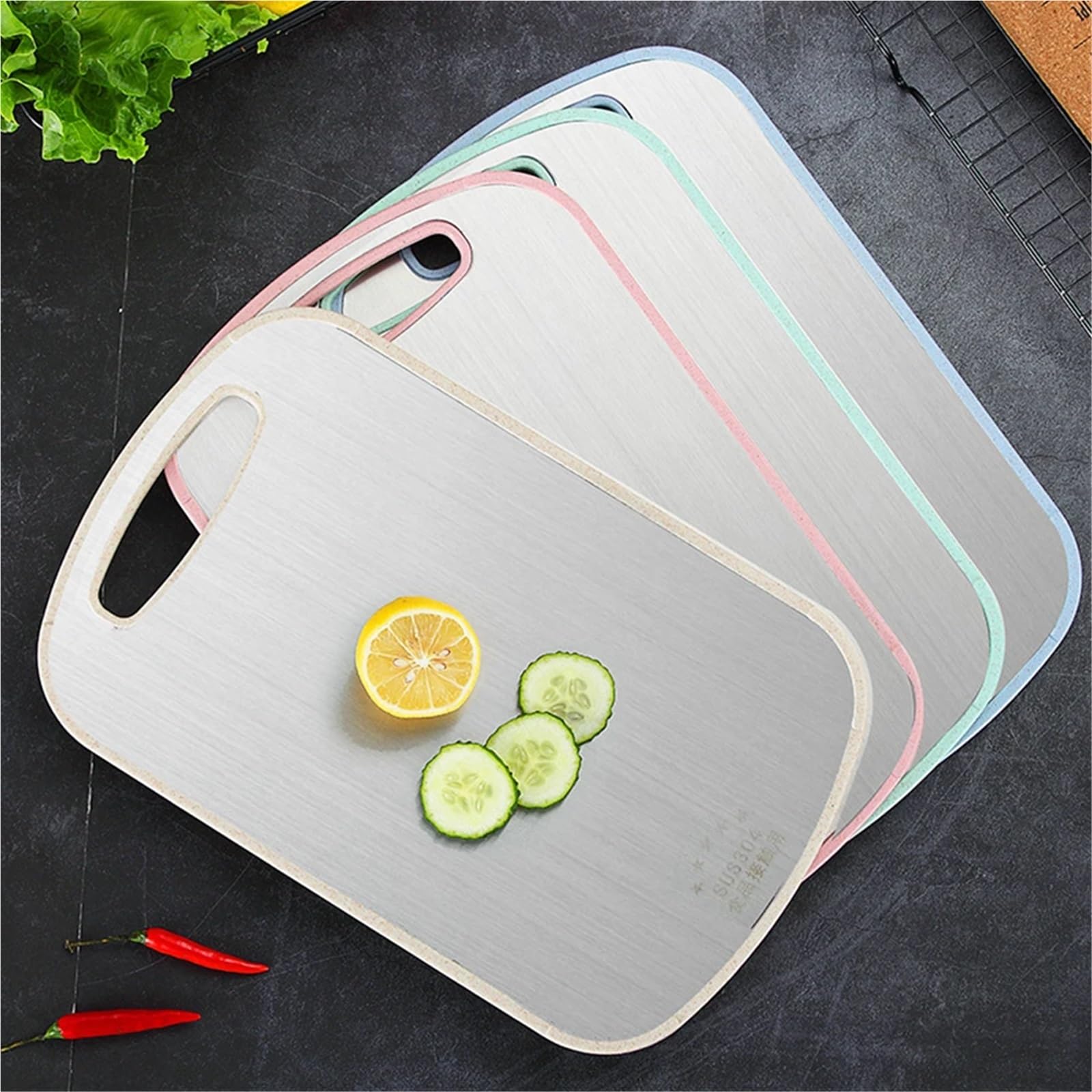 Tagliere in acciaio inox Asse for frutta in acciaio 304 for alimenti