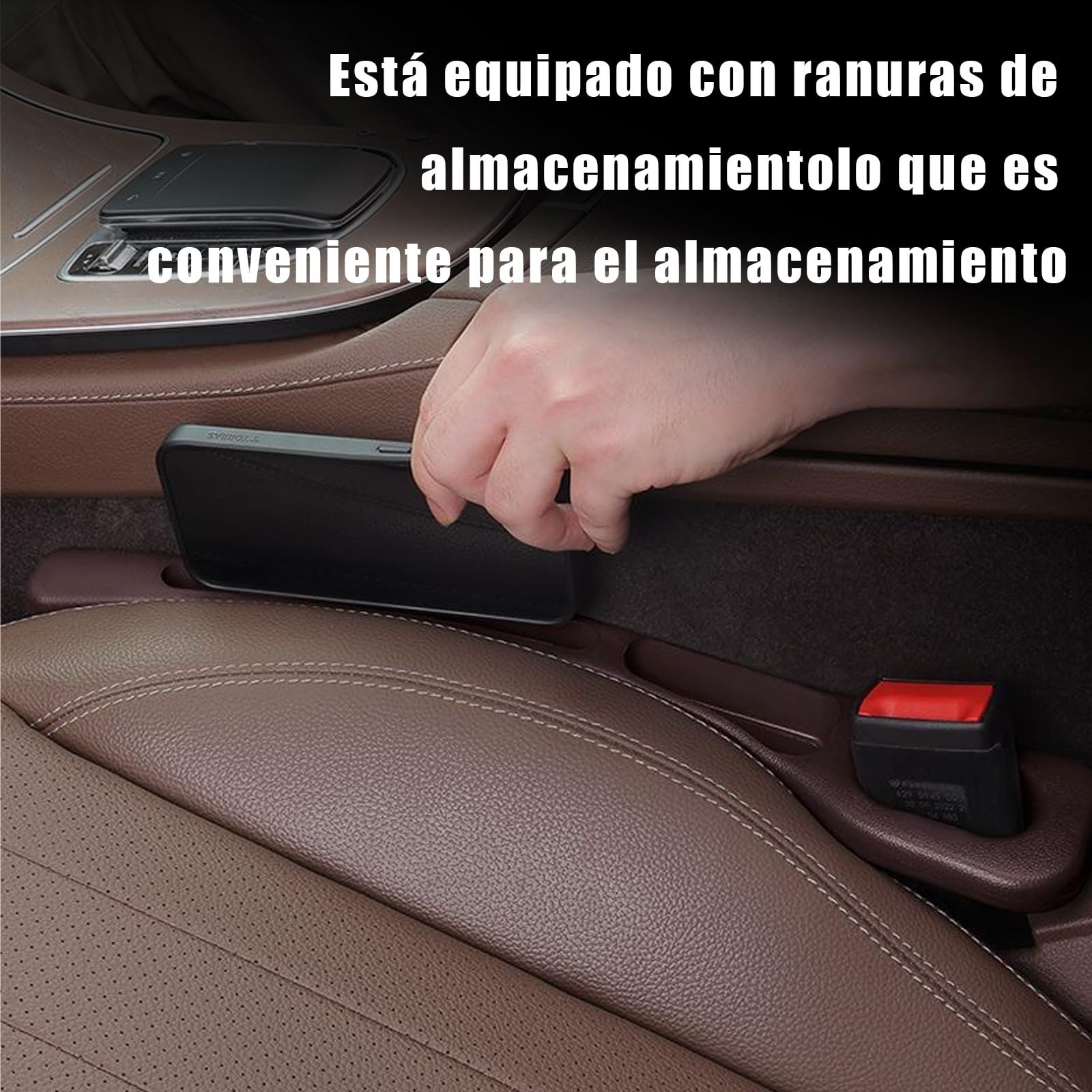 2 Pcs Relleno de Espacio para Asiento de Coche, Llenar los Huecos Entre el Asiento y la Consola, Organizador Hueco para Auto, para Automóvil, SUV, Camión : Amazon.com.mx: Bebé
