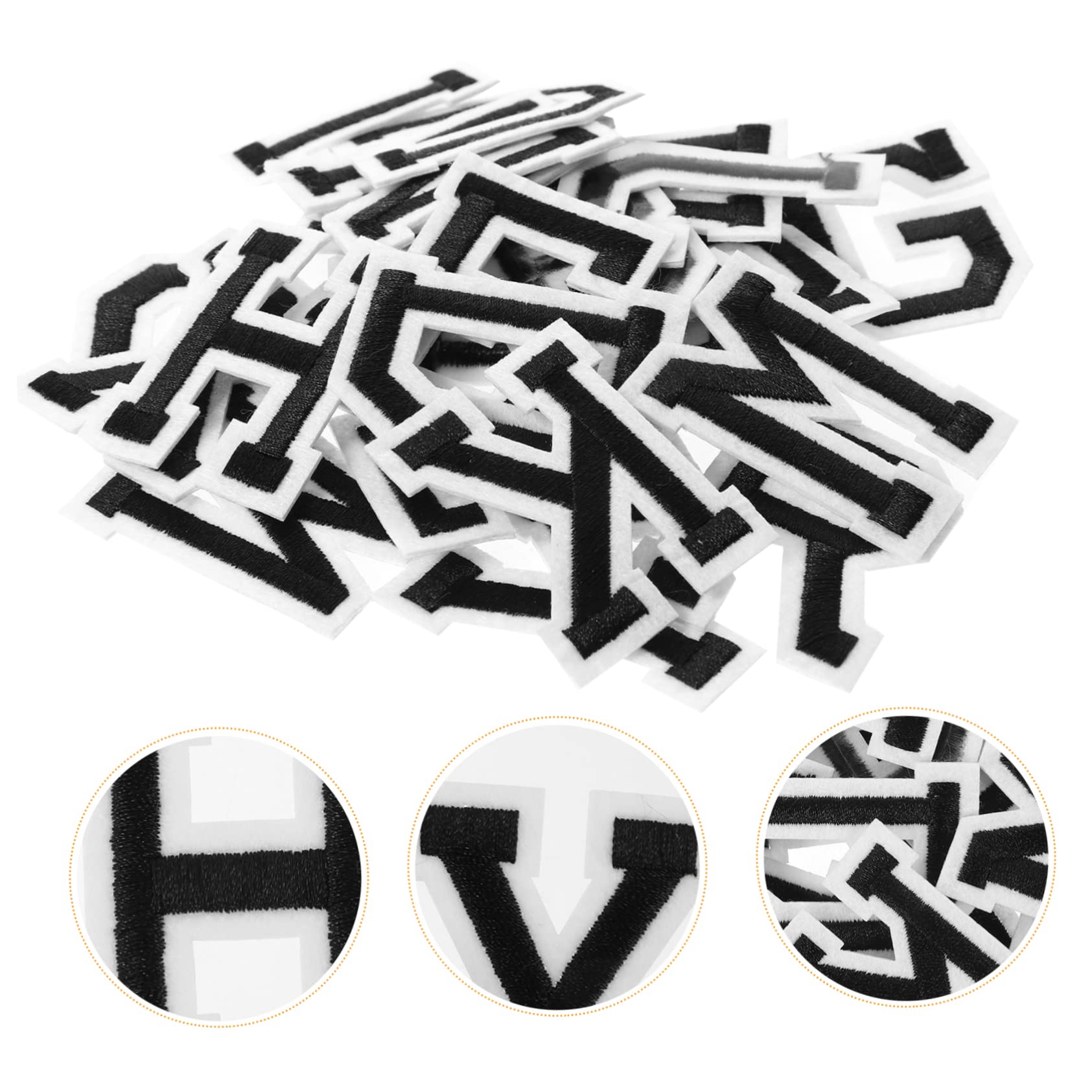 8 Sets Modische Buchstaben Zum Aufbügeln Buchstaben-patches Aufnäher Zum Aufbügeln Für Kleidung Einfach Anzubringen Für Dekorationen