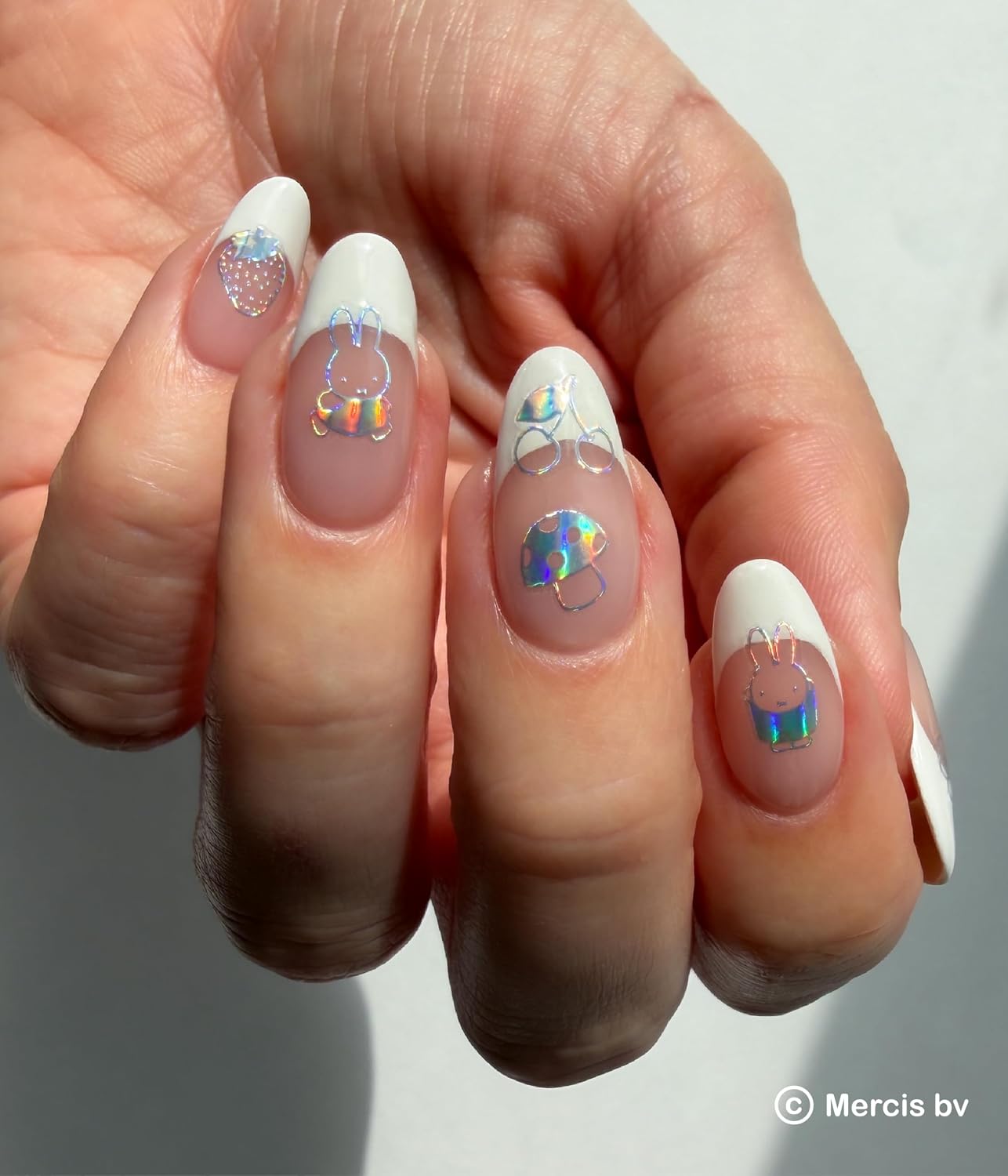 Deco Beauty Miffy is Holo!-Super Thin & Easy-to-Apply Nail Art with the Cutest Designs-Durable & Long-Lasting Nail Art Stickers and Decals for Women, for DIY At-Home Manicures & Salon-Quality Nails