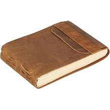 Handmade Vintage Leather Journal Rustic Brown Notebook for Writing, Sketching, Travel & Scrapbooking Unique Gift for Writers, Artists & Travelers