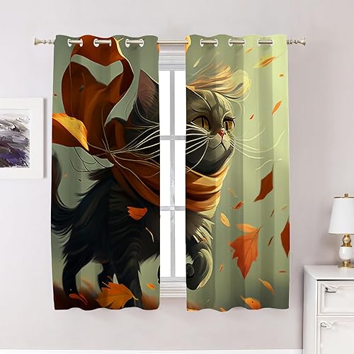 Miniatura 1216 de Cenefas de cocina modernas con patrón de cobre marrón dorado para ventanas, cenefas opacas abstractas de marcas de arañazos y cortinas opacas