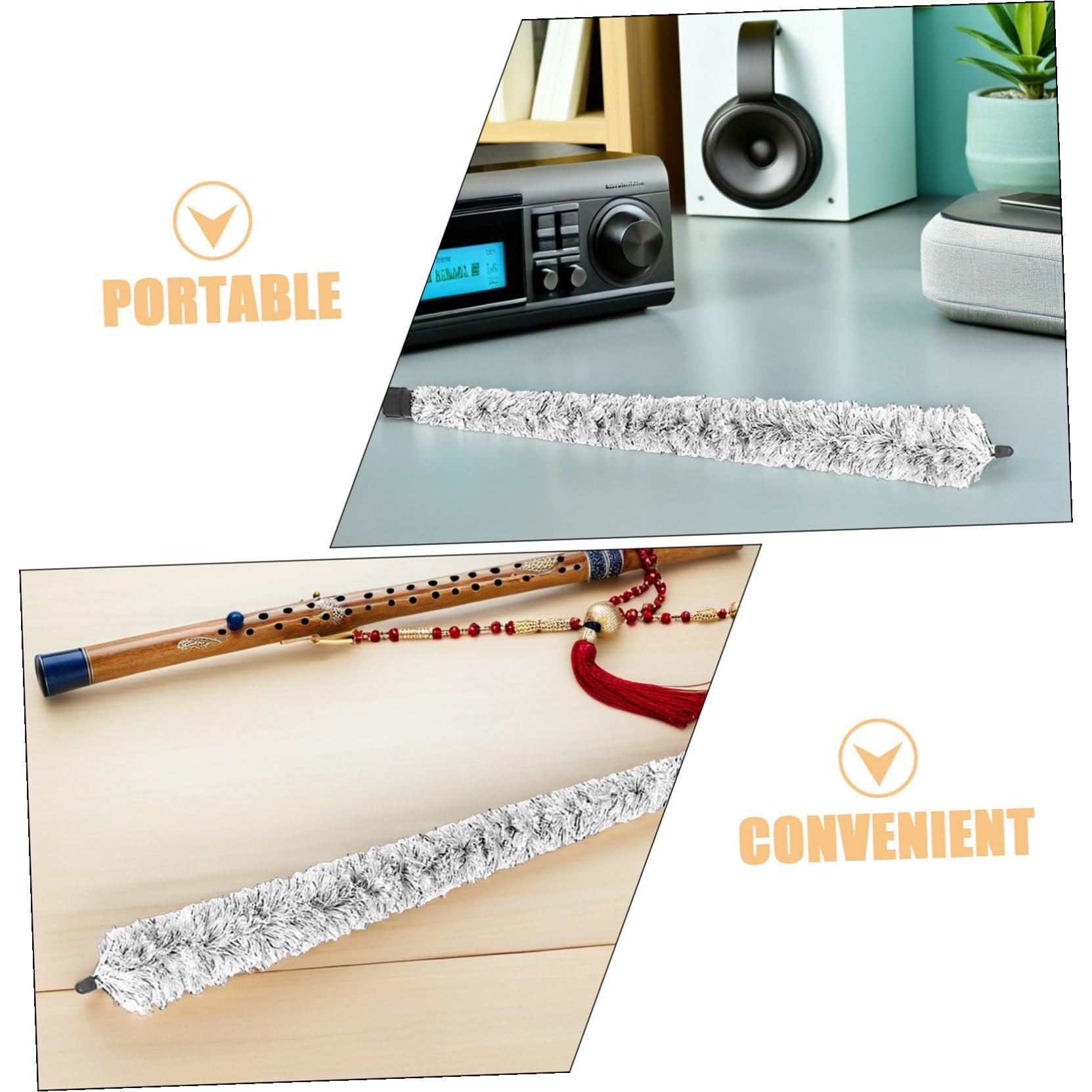 Mobestech 4pezzi Kit Di Pulizia Per Sassofono Contralto Di Spazzole Per Pulizia Degli Strumenti Musicali Per Interni Dello Strumento Manutenzione Quotidiana Per Prestazioni
