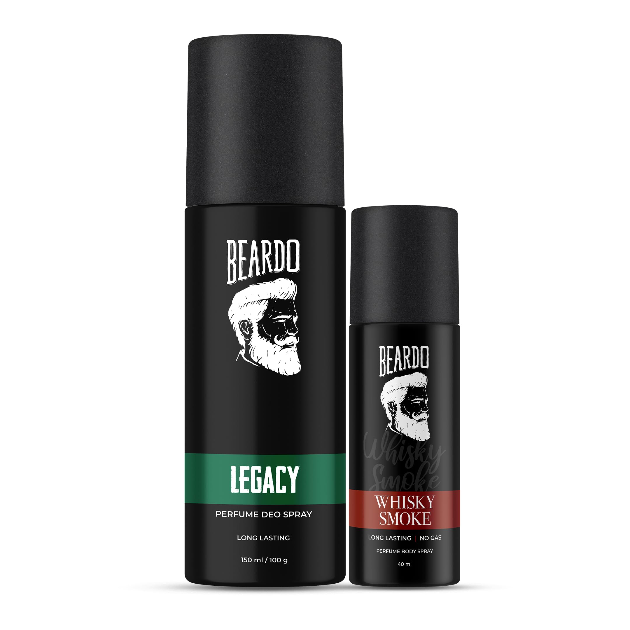 Legacy & Whisky Smoke Perfume Deo Spray (Set of 2) Spicy, Woody - Oudh Deo for Men Long Lasting |Date night Deodorant for Men |Gift for men | Gift For Brother | Gift For Friends