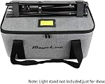 MagicLine Semi-Rigid Photo Studio Camera Equipment Sac 21.7"x12.6"x10.6".Boîtier de transport avec bandoulière, poignée, diviseurs rembourrés en mousse mobile pour flash strobe studio, mono-éclairage et accessoires