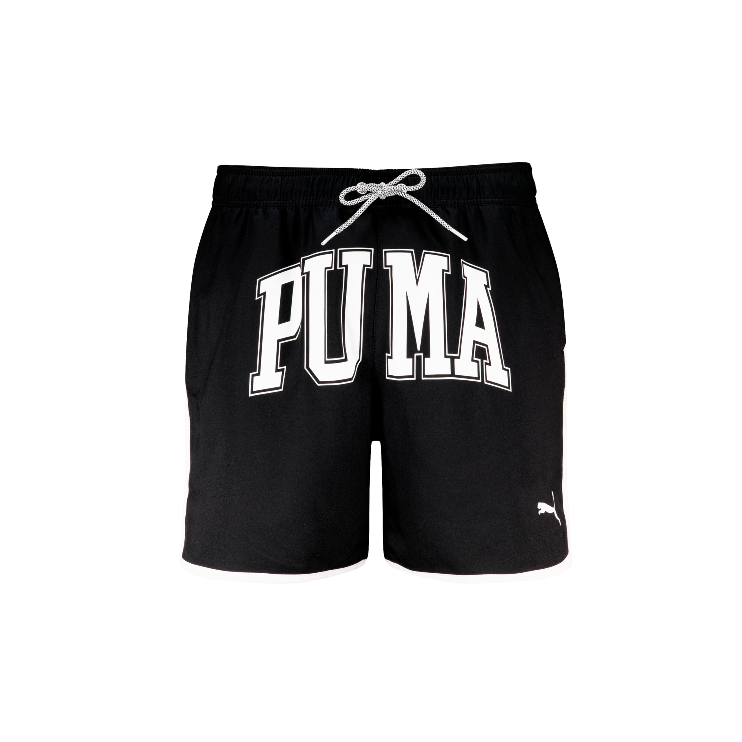Puma Men's Black Mid Length Shorts,