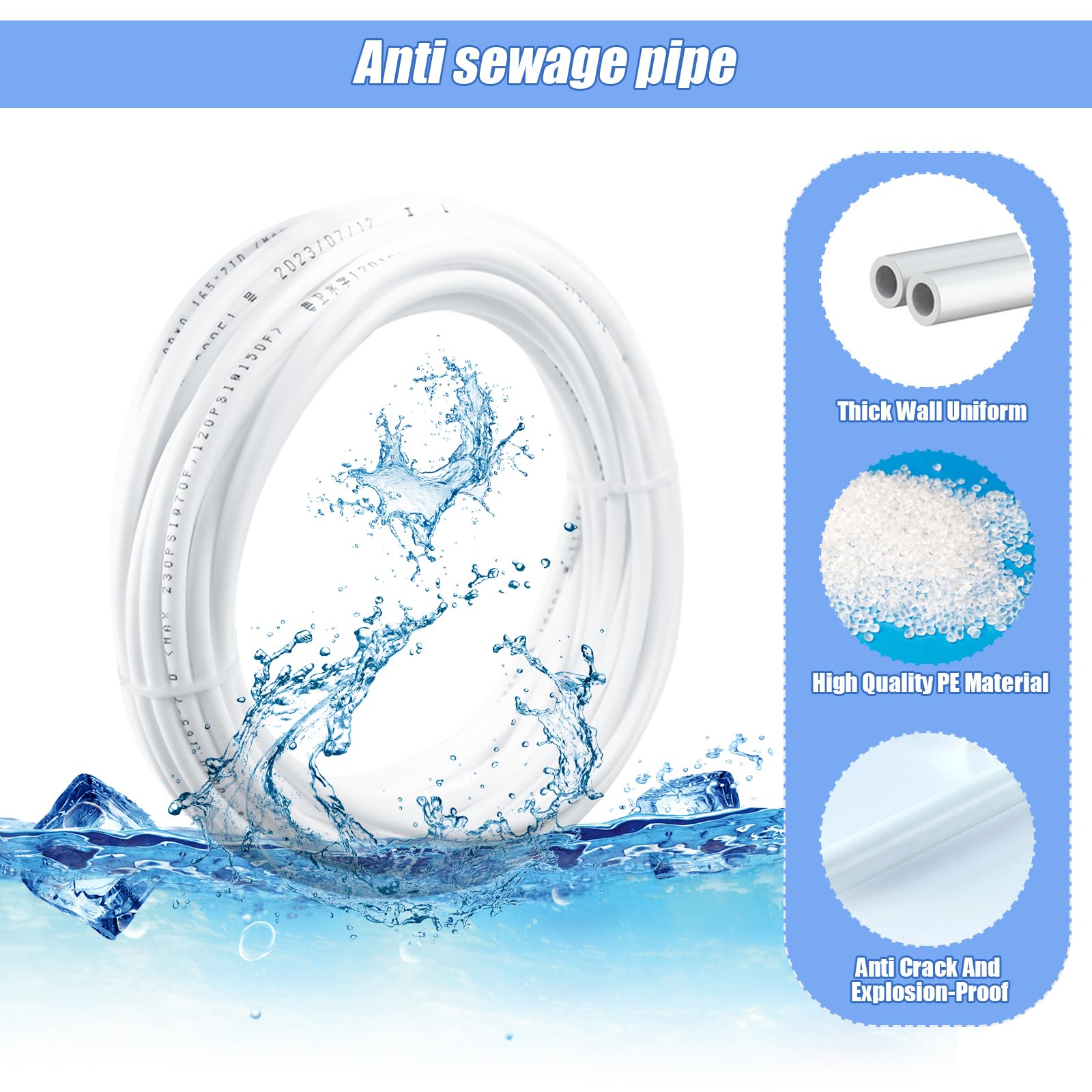 Juego de conexión universal con abrazadera para manguera y filtro de agua, manguera de 1/4 de 6,35 mm para frigorífico, sistema de ósmosis inversa, agua potable, manguera para frigorífico, cortatubos
