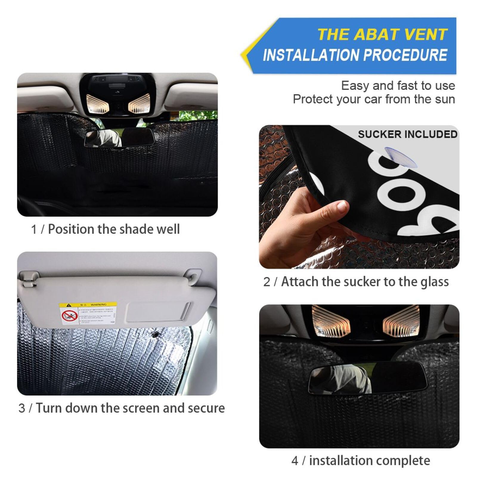 Amazon.com: Car Sun Shade Halloween Cute Ghost Truck  