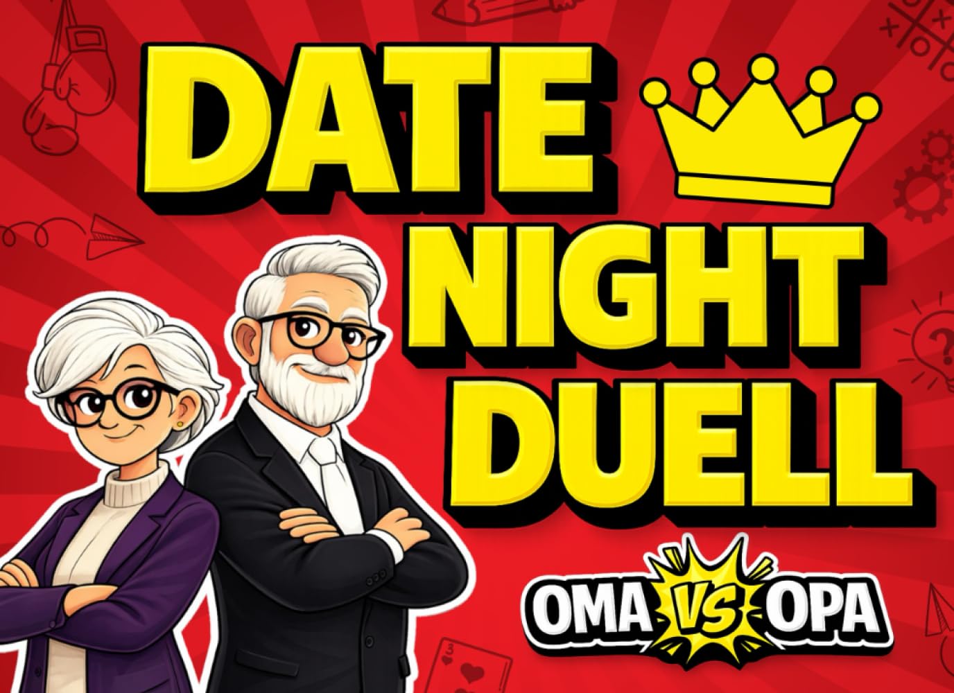 Das Date Night Duell für Oma und Opa: Gedächtnisspiele, Quiz, Rätsel und lustige Herausforderungen, um zu lachen, nachzudenken und Erinnerungen zu schaffen