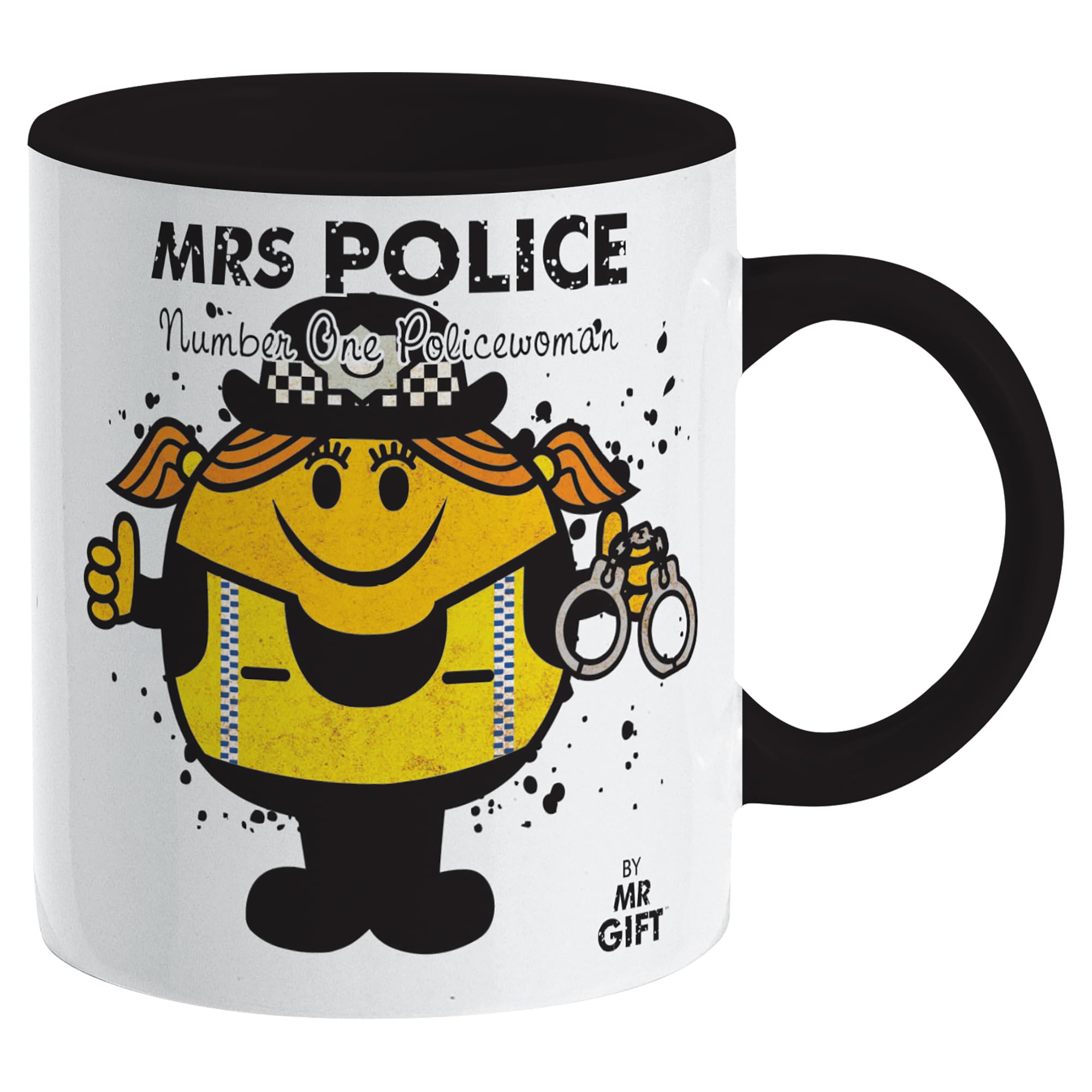 Mrs Police Mug - Gift for Policewoman Officer, Ceramic, 250ml