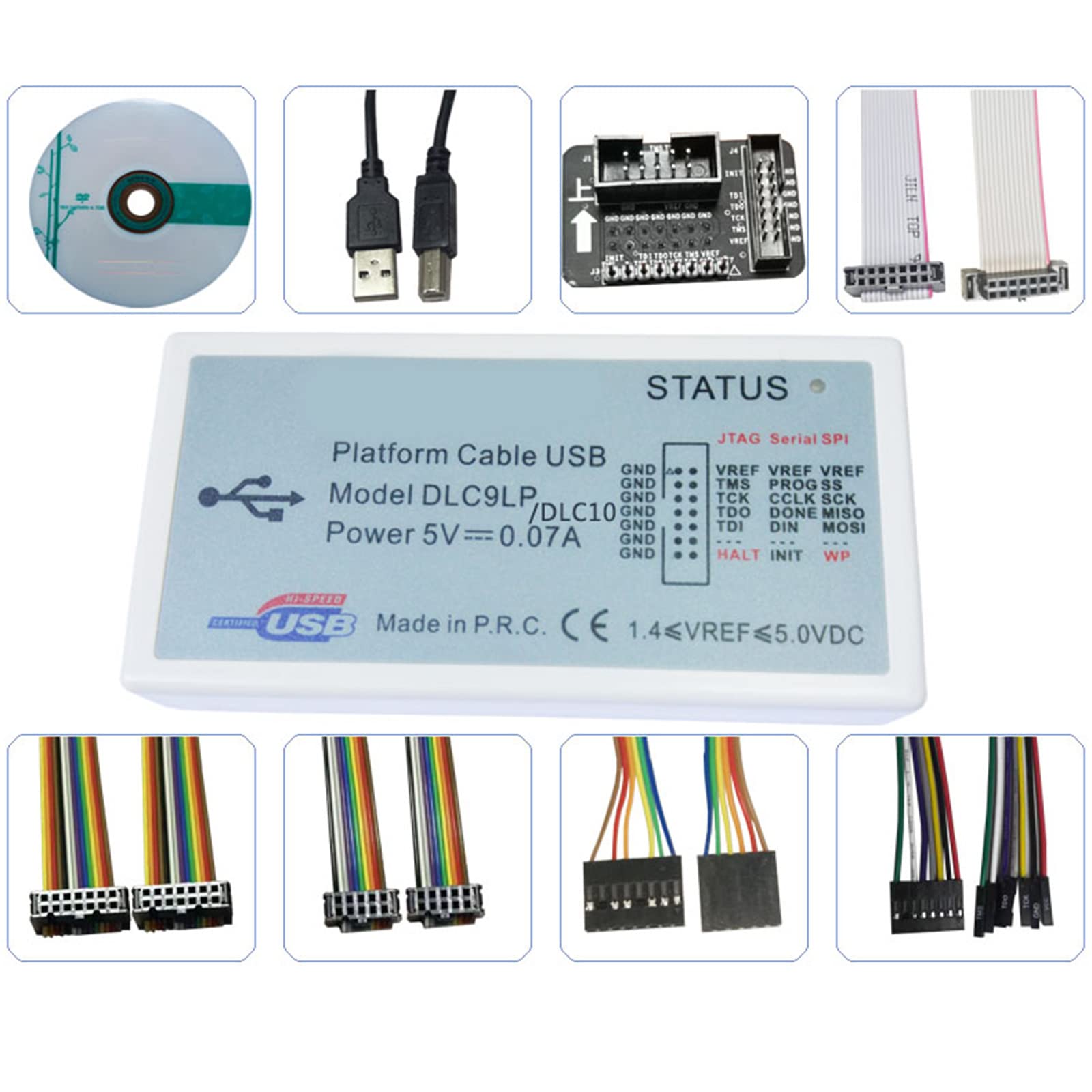 Amazon.com: Yoetaun Xilinx Platform Cable USB FPGA CPLD Jtag SPI