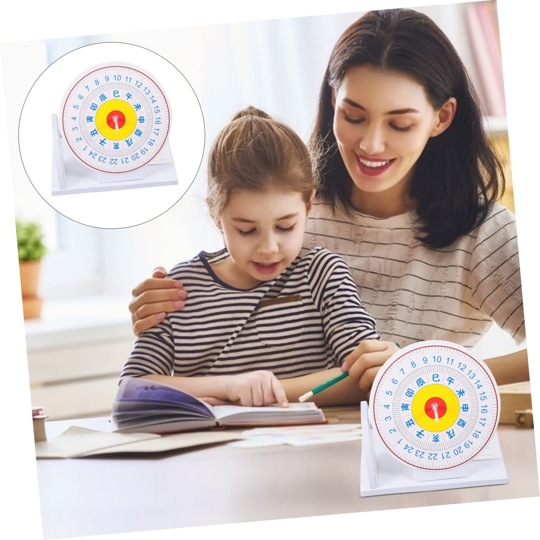 Abaodam 1set Sundial Clock Scientific Model for Home Decor Easy Assembly for Adults Boys and Girls Learn Estimation Survival Skills Educational