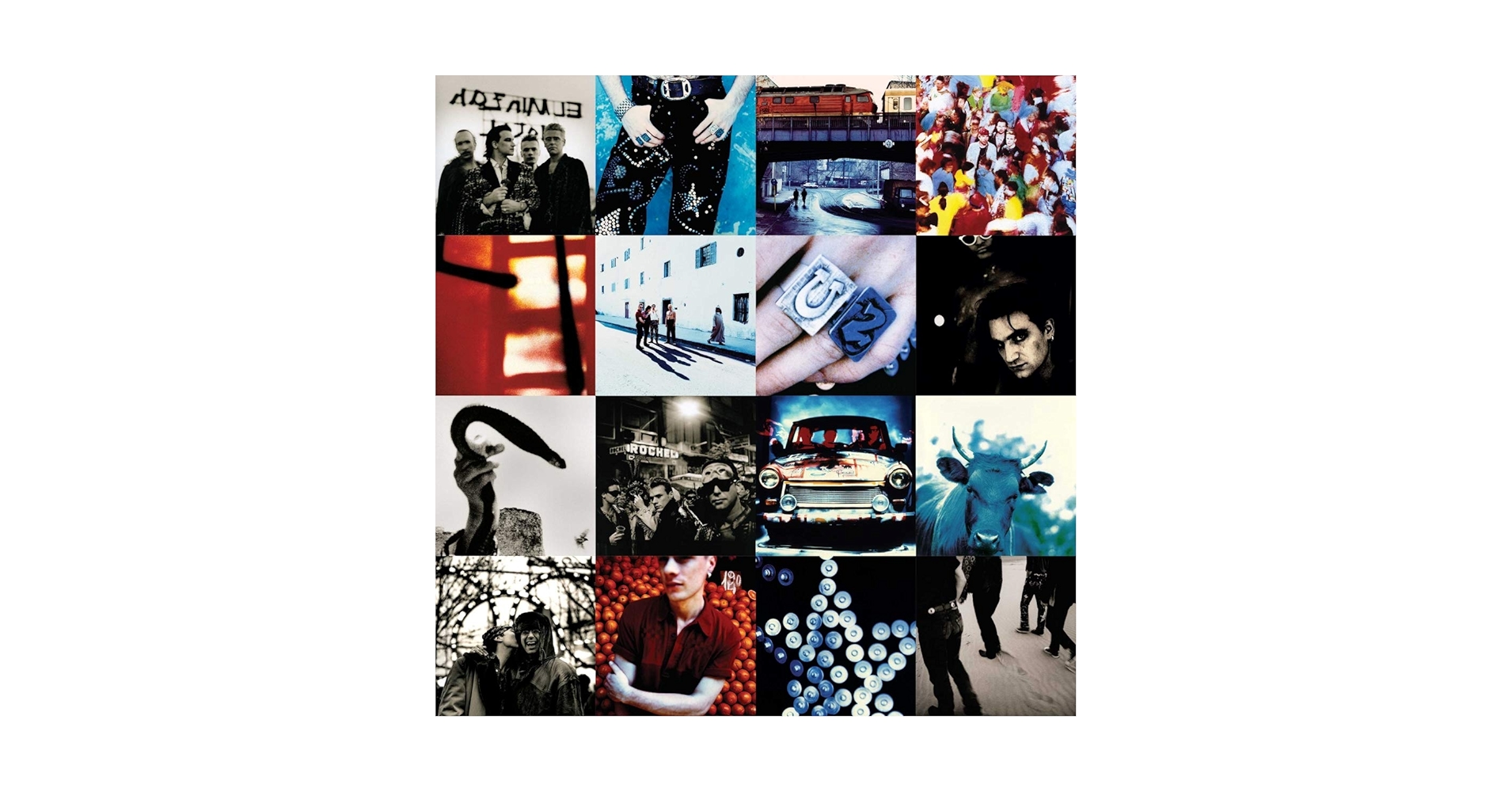 【UKオリジナル盤】U2 「Achtung Baby」　レコード U2 - Achtung Baby (2LP, Red & Blue vinyl, slipcase