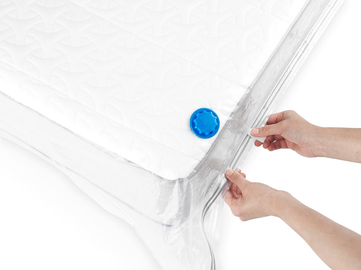 Whitmor Spacemaker Foam Mattress Vacuum Storage Bag with Straps - Safely Stores Mattress when Moving - Fits Twin, Full, & Queen Size Mattress - Image 7