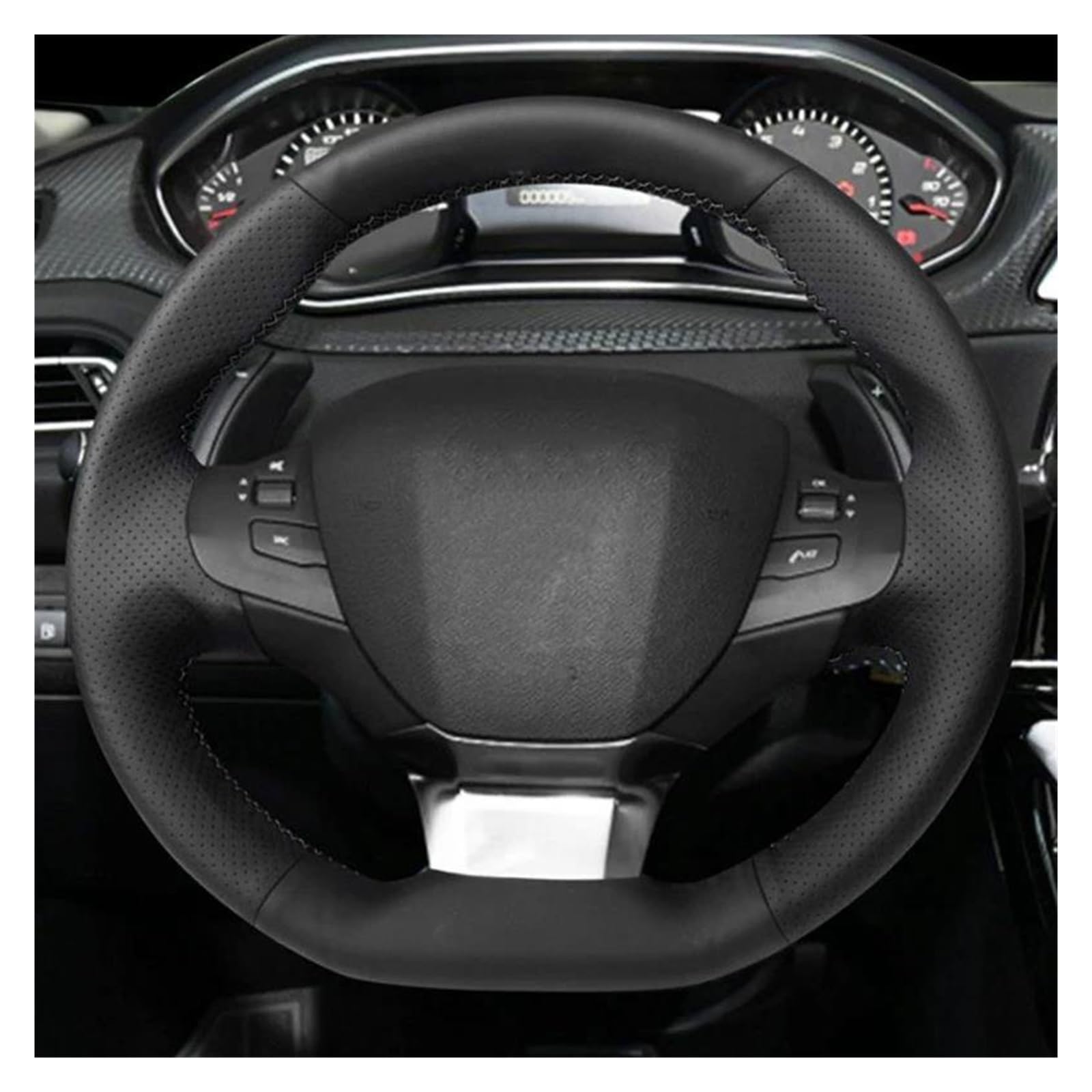 MEWANT Couvre Volant Pour Peugeot 308/308 SW / 3008/5008 Housse De Volant