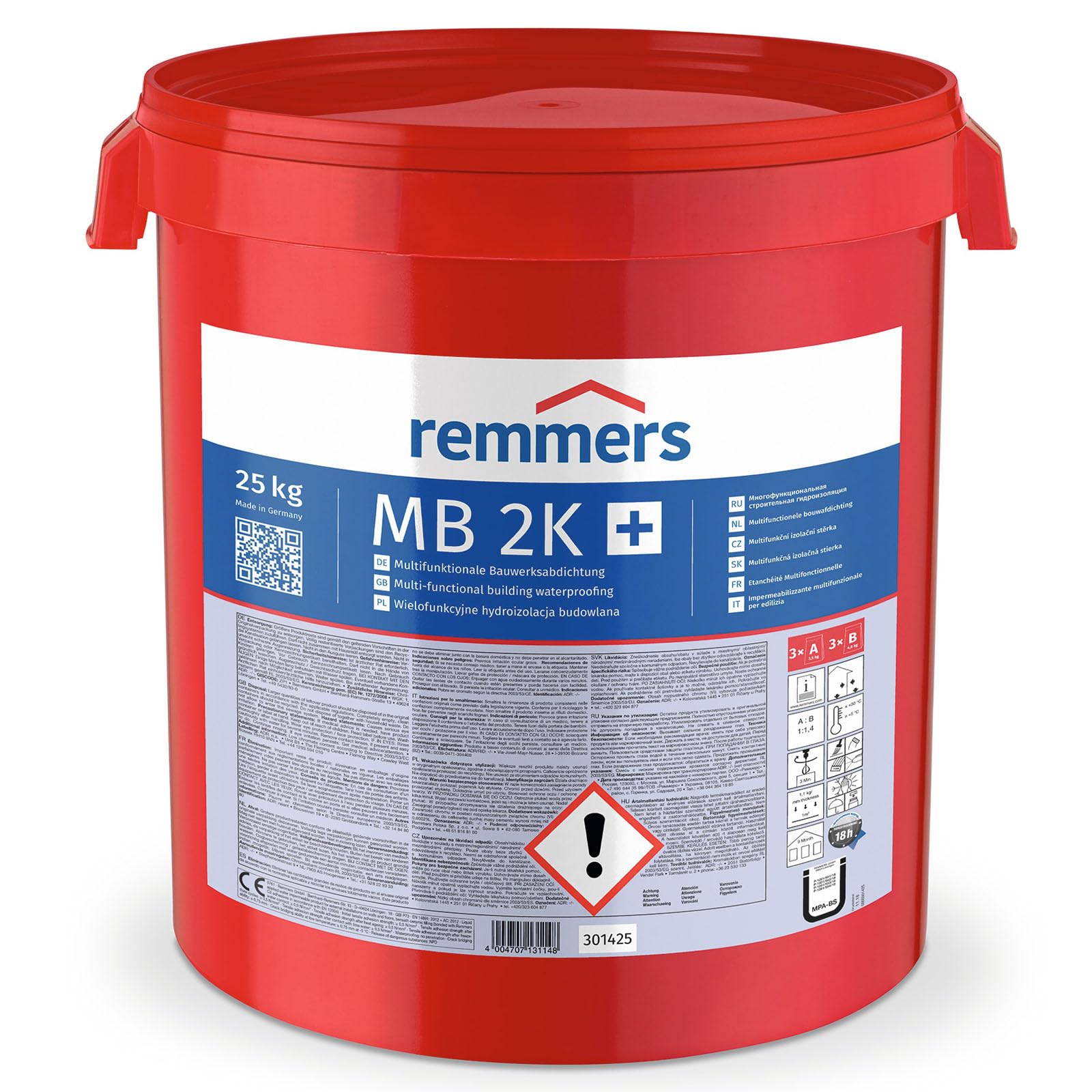 MB 2K Multi-Baudicht 2K Multifunktionale Bauwerksabdichtung Rissüberbrückend (25)
