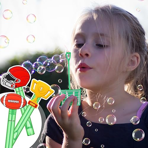 Miniatura 10 de Foilswirl 30 piezas de recuerdos de fiesta de burbujas para niños y niñas, mini varitas de burbujas, tubo a granel para hacer burbujas, bolsas de