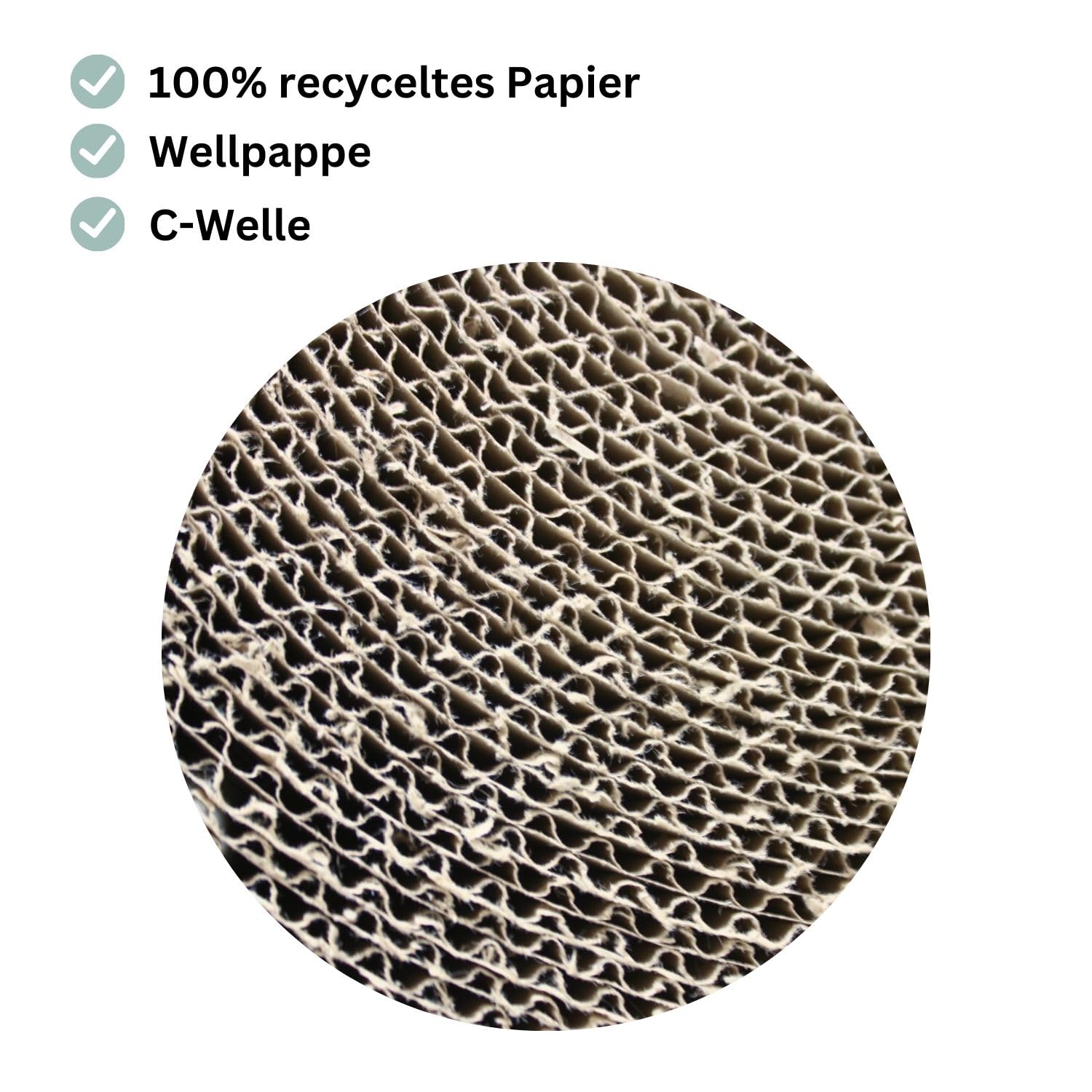 dimapax Rollenwellpappe Wellpappenrolle 30 cm | 50cm x 70 m C-Welle Wellpappe,Füllmaterial Wellpappe auf Rolle aus C-Welle Verpackungsmaterial Wellpappenrolle Polstermaterial (2, 50cm x 70m)