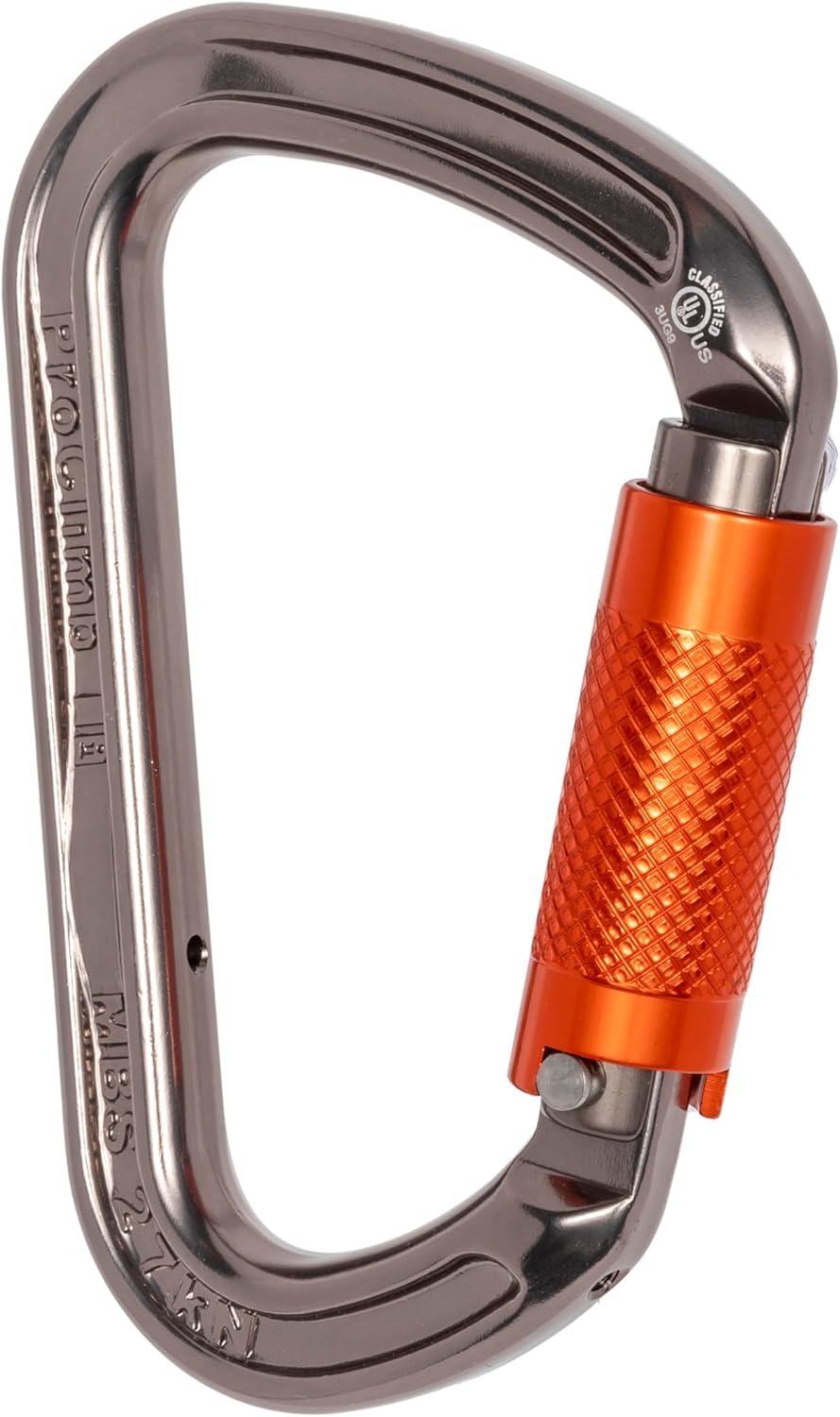 I-Beamer Mod D Lock Carabiner | NFPA Certified | 27kN MBS | Hot Forged Aluminum | I-Beam Design for Climbing, Rescue, Rigging & Rappelling