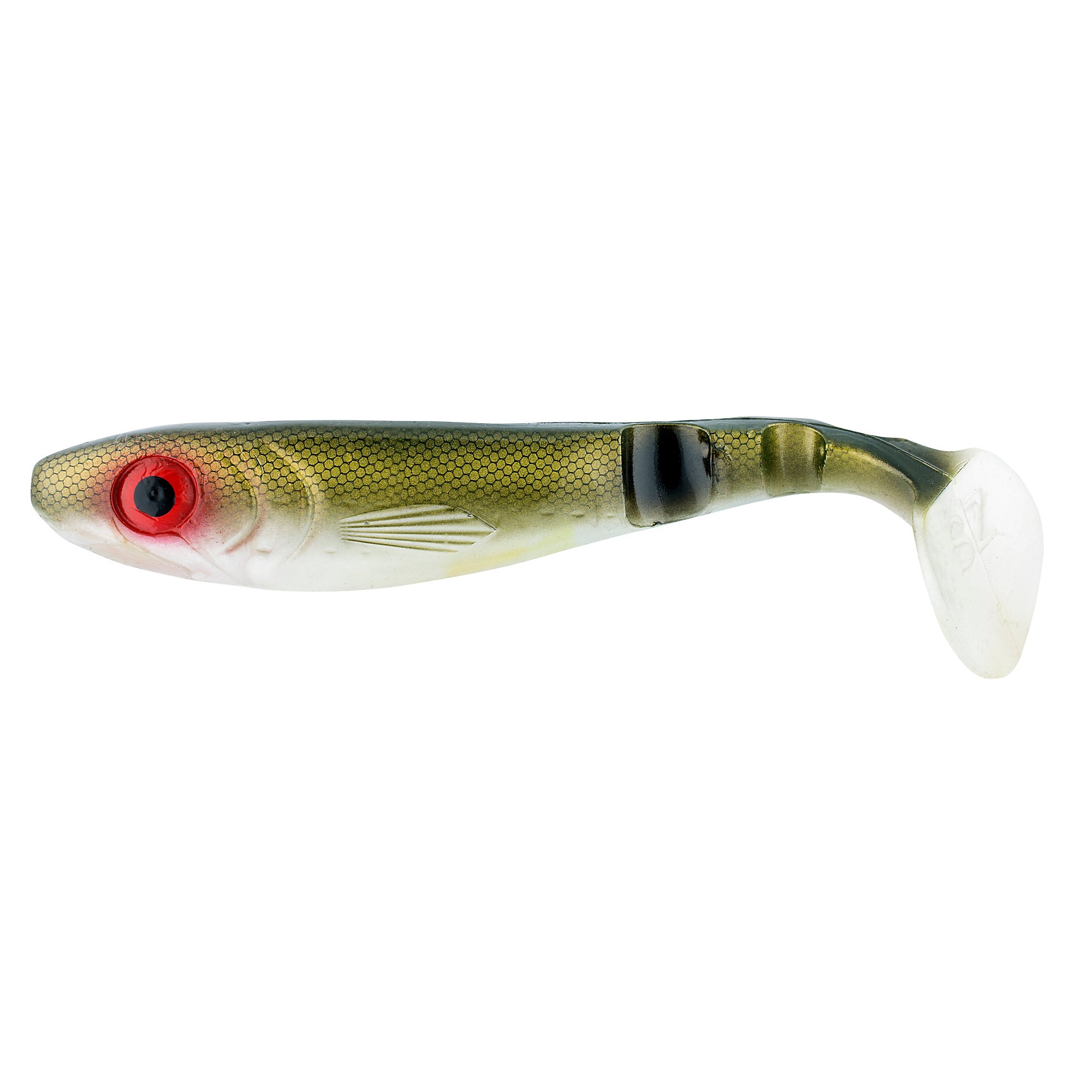 Abu Garcia Svartzonker McPike Paddle Tail Soft Bait Pike Fishing Lure - Realistic Plastic Swimbait for use with Jighead — image 1