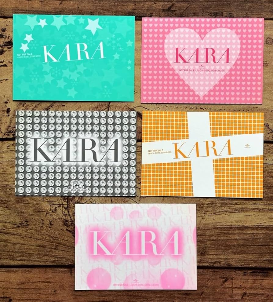 KARA ギュリ トレカセット KARA KARASIA 2025 トレカ 6000円 購入特典 ギュリ 2枚 - メルカリ