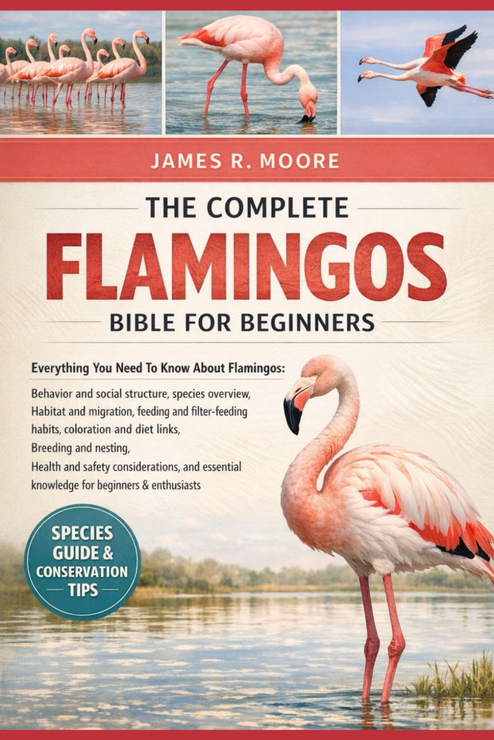 THE COMPLETE FLAMINGOS BIBLE FOR BEGINNERS: Everything You Need To Know About Flamingos: Behavior and social structure, species overview, habitat and ... knowledge for beginners & enthusiasts