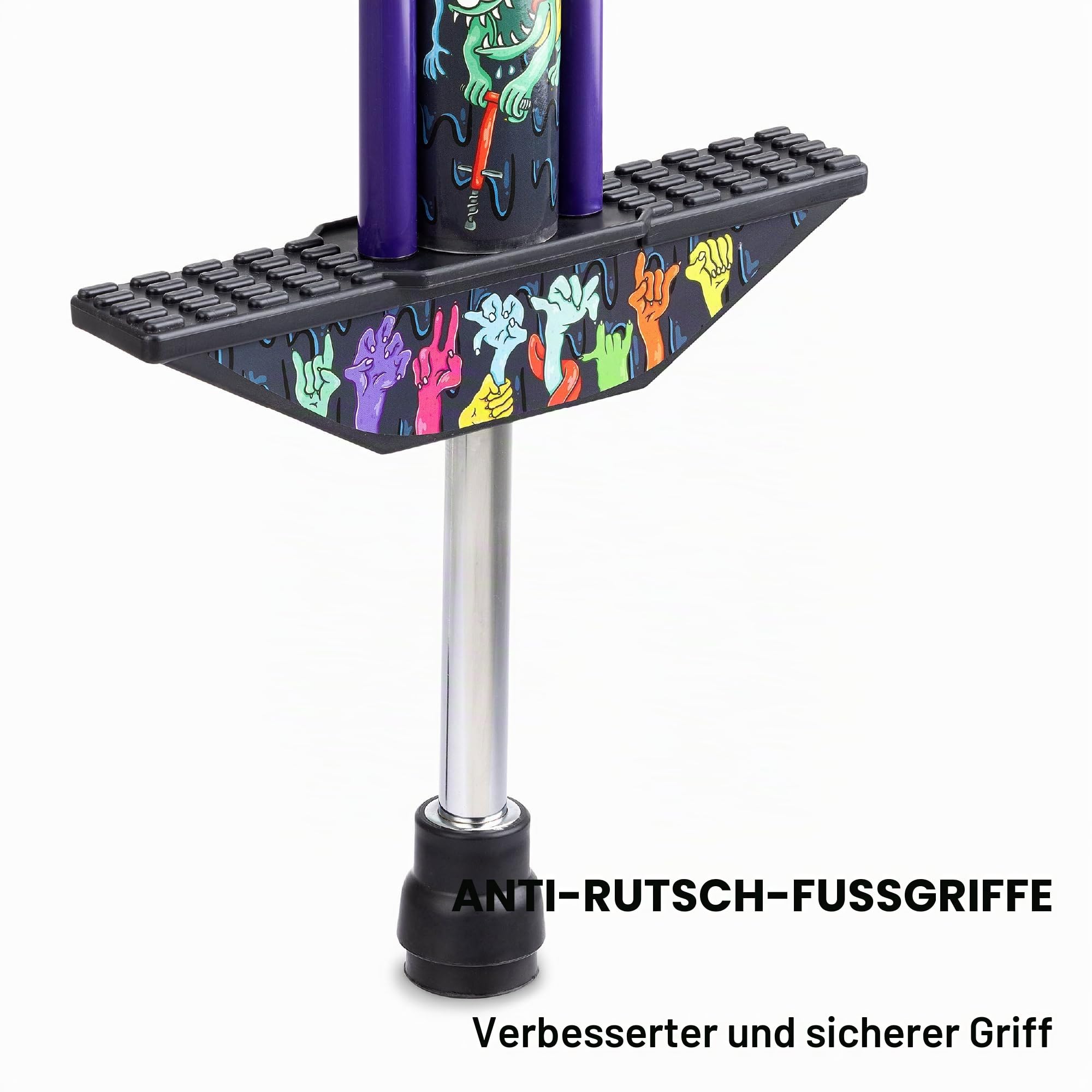 Pogostick Crush N CRITTAZ 97 cm Lila