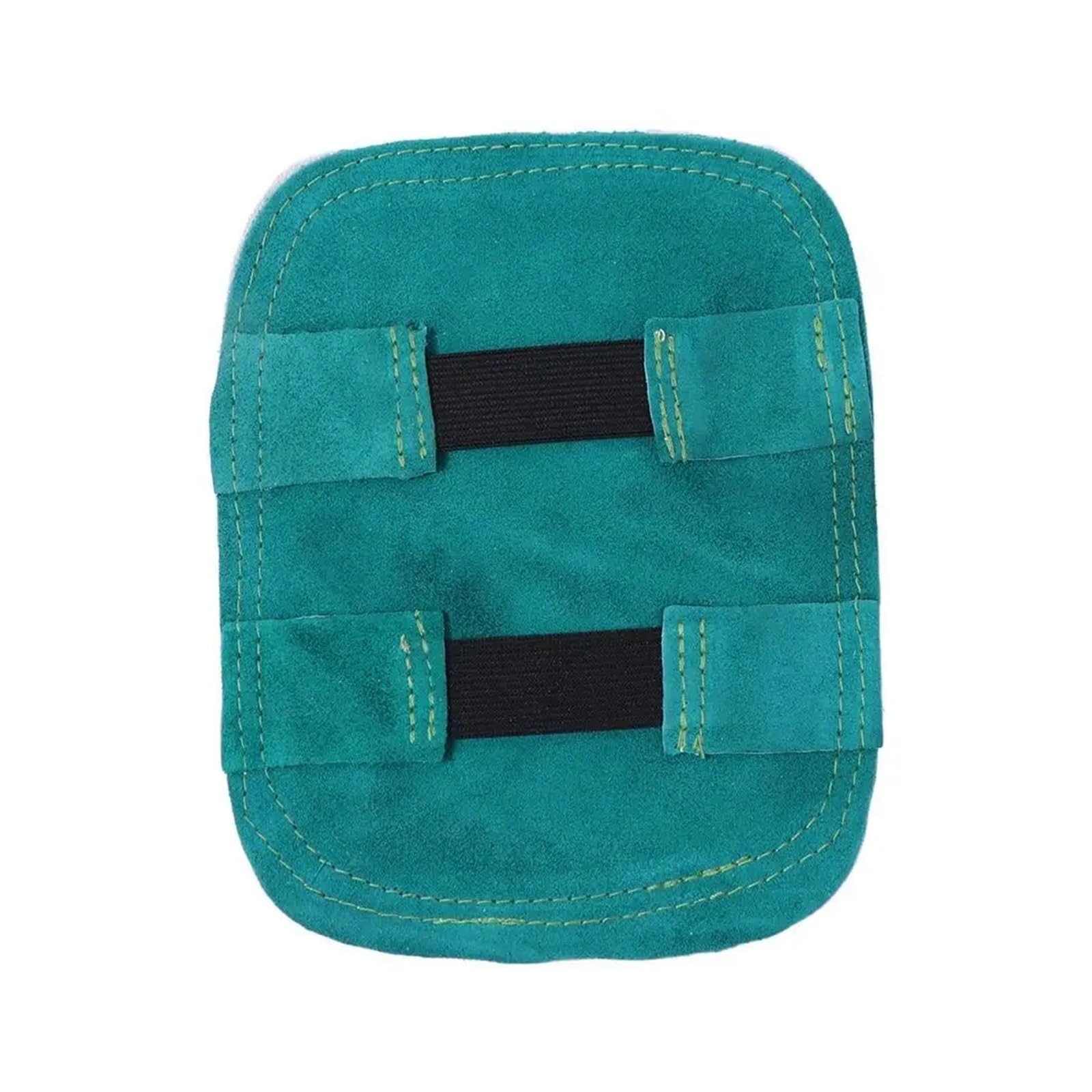 LNHHG Welding Clothes, High Temperature Resistant Welding Gloves Pad Fireproof Comfortable Aluminized Back Hand Cowhide(Groen)