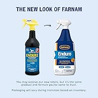 Vista 2 de Farnam Endure Aerosol repelente de moscas resistente al sudor para caballos, dura hasta 14 días, protege contra moscas, mosquitos, garrapatas