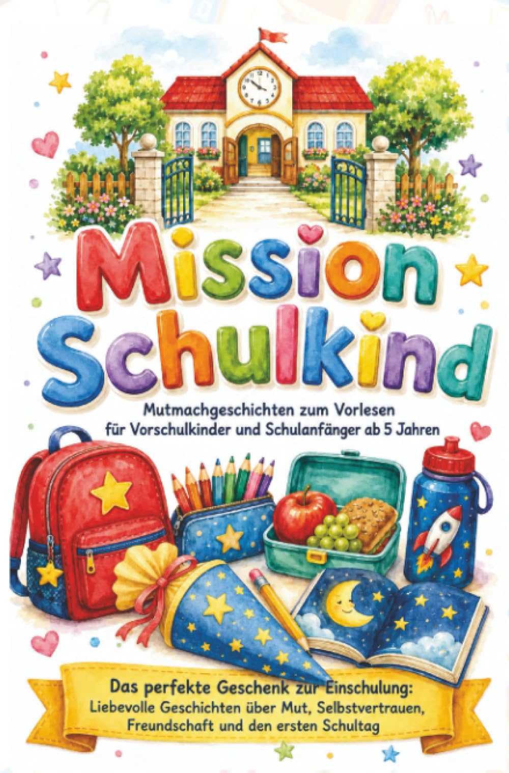 Mission Schulkind – Mutmachgeschichten zum Vorlesen für Vorschulkinder und Schulanfänger ab 5 Jahren: Das perfekte Geschenk zur Einschulung: ... Freundschaft und den ersten Schultag
