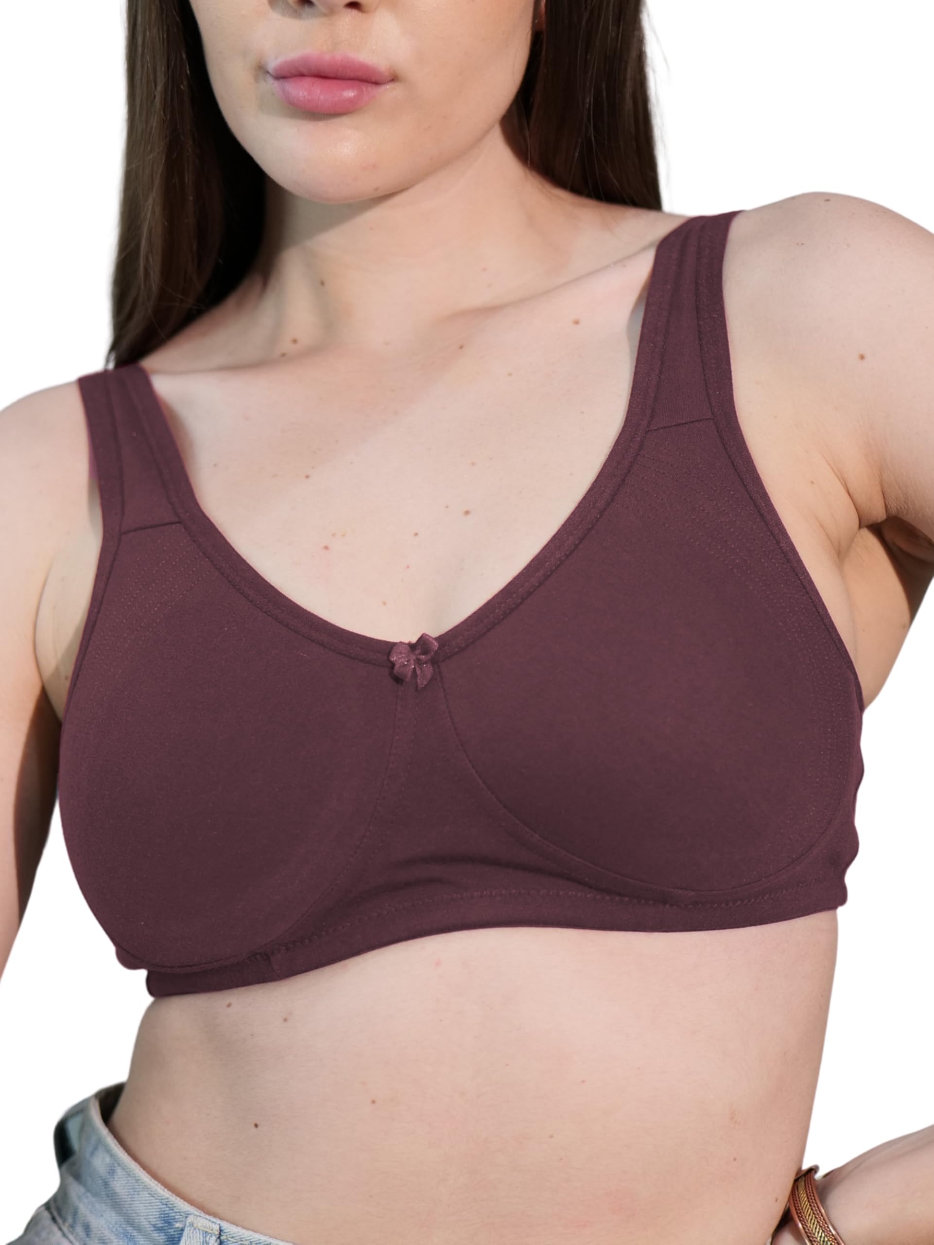 bodysize Women's Seamless Shaper Bra S310 | Everyday Wear Sweat Absorbent, Soft Cotton Strecth Fabric for Ultimate Comfort-picture-14