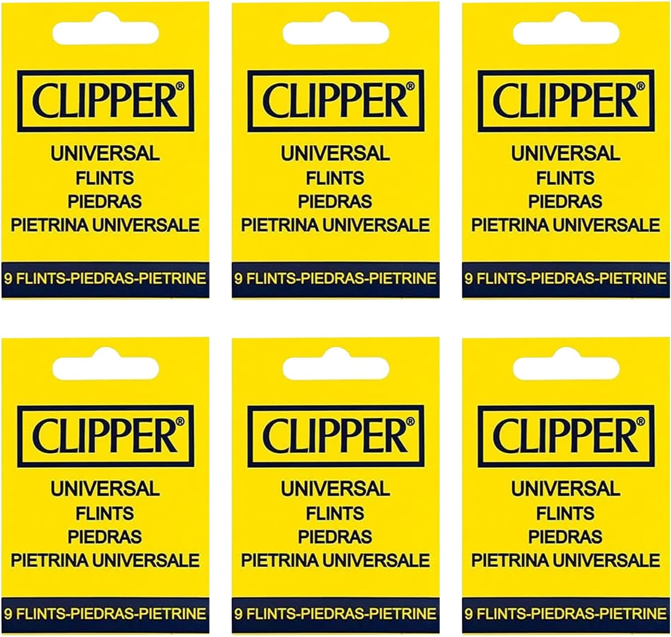 54 x Clipper Universal Lighter Flints | Reusable Lighter Flint Refill ...