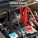 2000 Peak Amp Booster Pack Jump Starter, 12V Booster for Up to 8.0L Gas & 8.0L Diesel Engines, Jump Starter for Car Battery with LED Light, USB & DC Ports