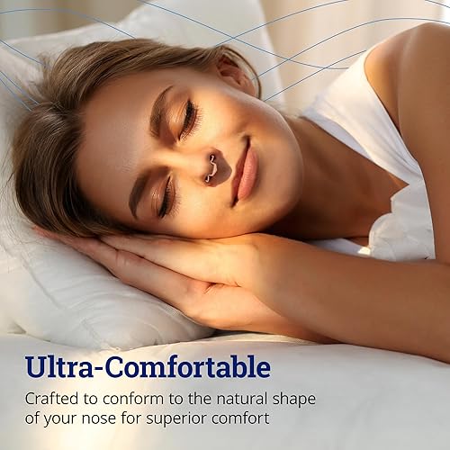 Miniatura 4 de ZQuiet, Breathe, Dilatador nasal antironquidos con estuche de almacenamiento, solución natural para ronquidos, 2 unidades, suministro para 30 días,