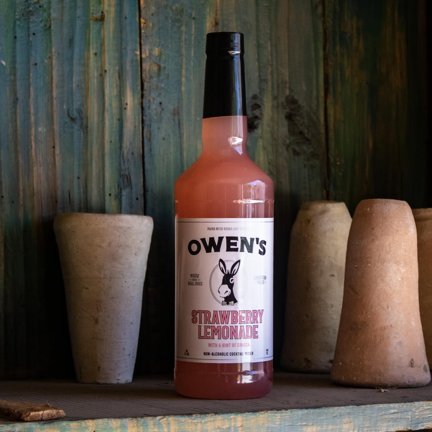 Owen’s Craft Mixers Live Nation Exclusive Strawberry Lemonade 2 Pack | Handcrafted in USA | Premium Ingredients | Vegan & Gluten-Free Soda Mocktail & Cocktail Mixer