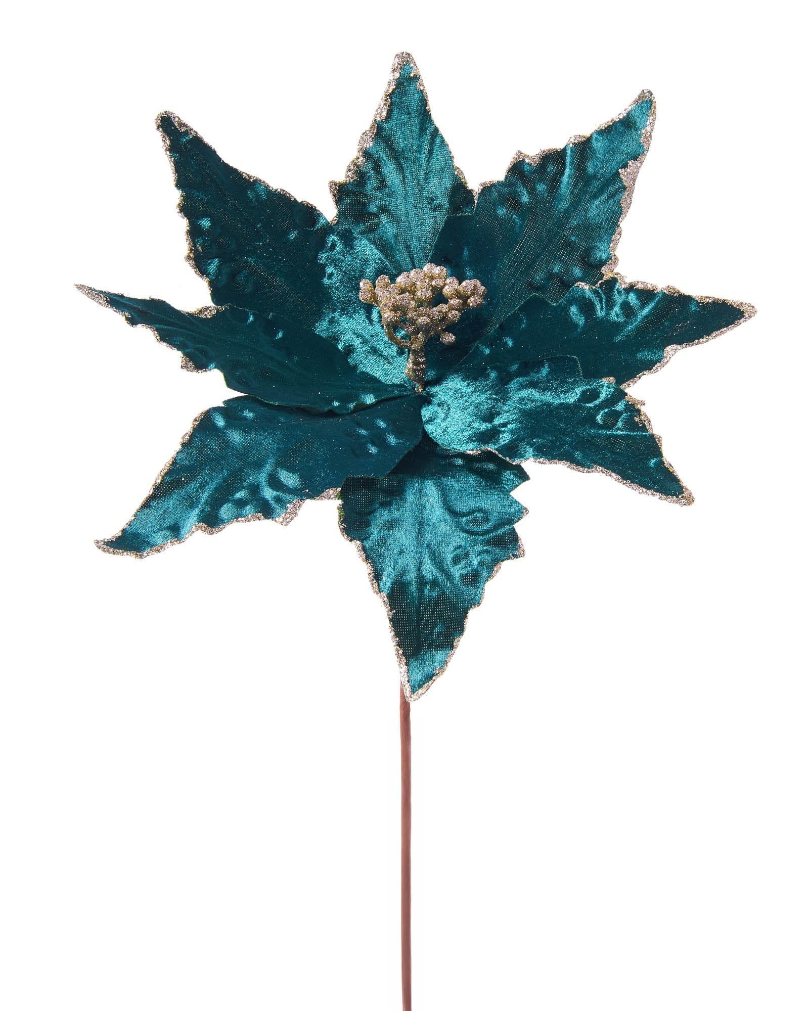 WeRChristmas Artificial Poinsettia Christmas Tree Flower Decoration