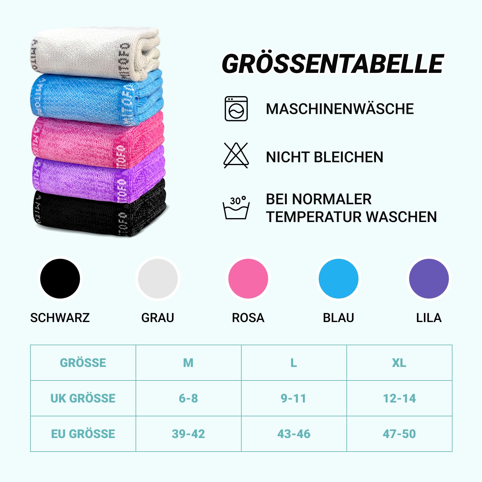 LOFIR Diabetiker Socken für Damen Herren: Bambus Diabetikersocken ohne Gummibund und Naht für Frauen - ABS Antirutsch Socken mit Komfortbund für Senioren Geschwollene Füße 4 Paar 39-50
