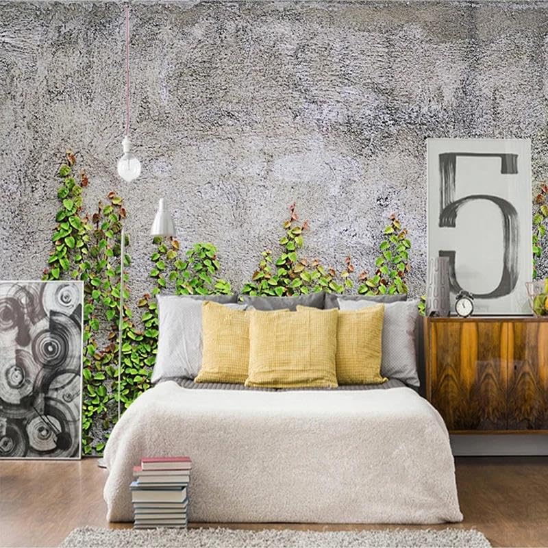 Papier peint mural 3d vigne tissu non tissé salon chambre revêtement mural