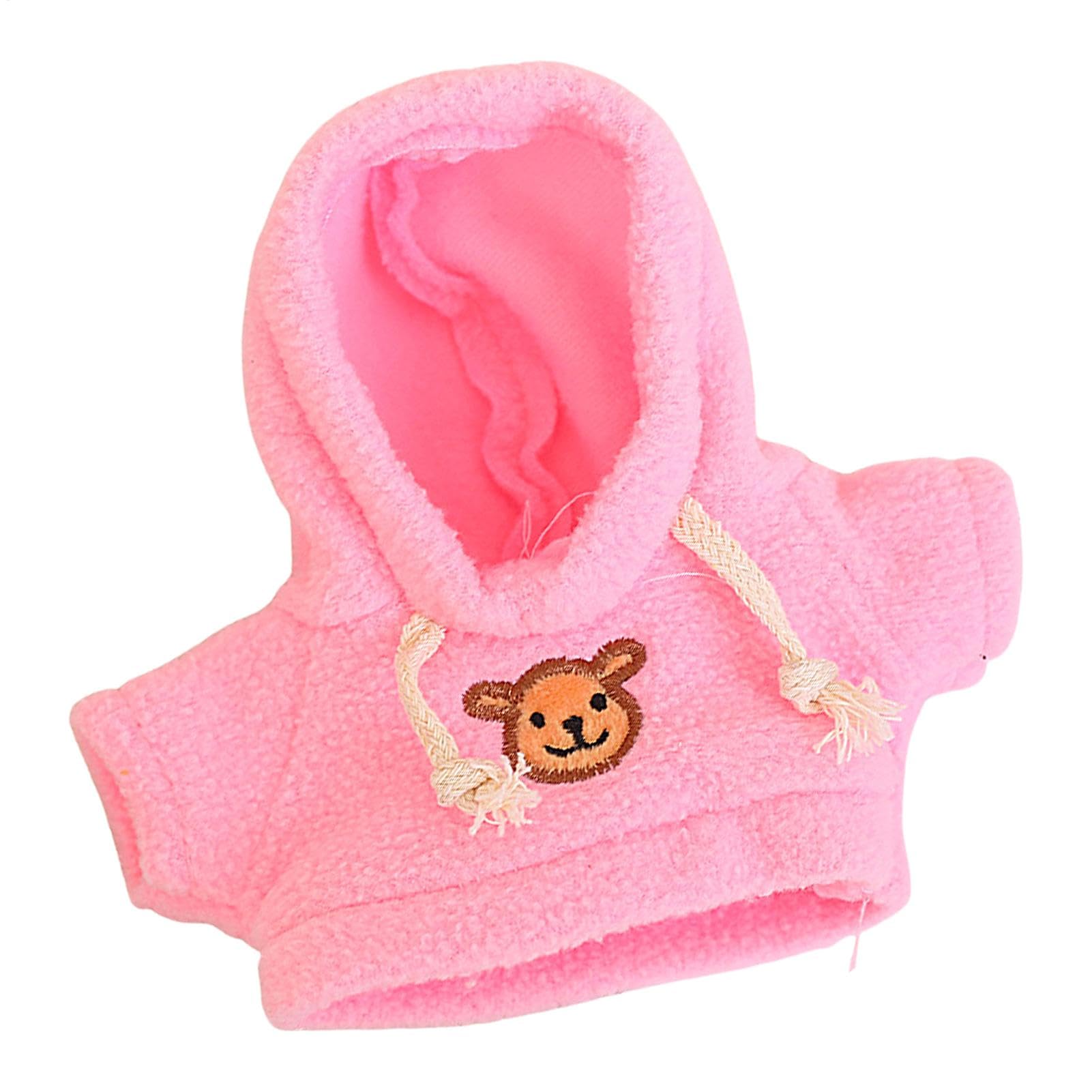 Vestiti per bambole di peluche, vestiti per costruire un orso, Maglione con cappuccio con orso, Simpatica felpa con cappuccio Capibara vestiti bambola di maglione per bambini ragazzi ragazze, bambole