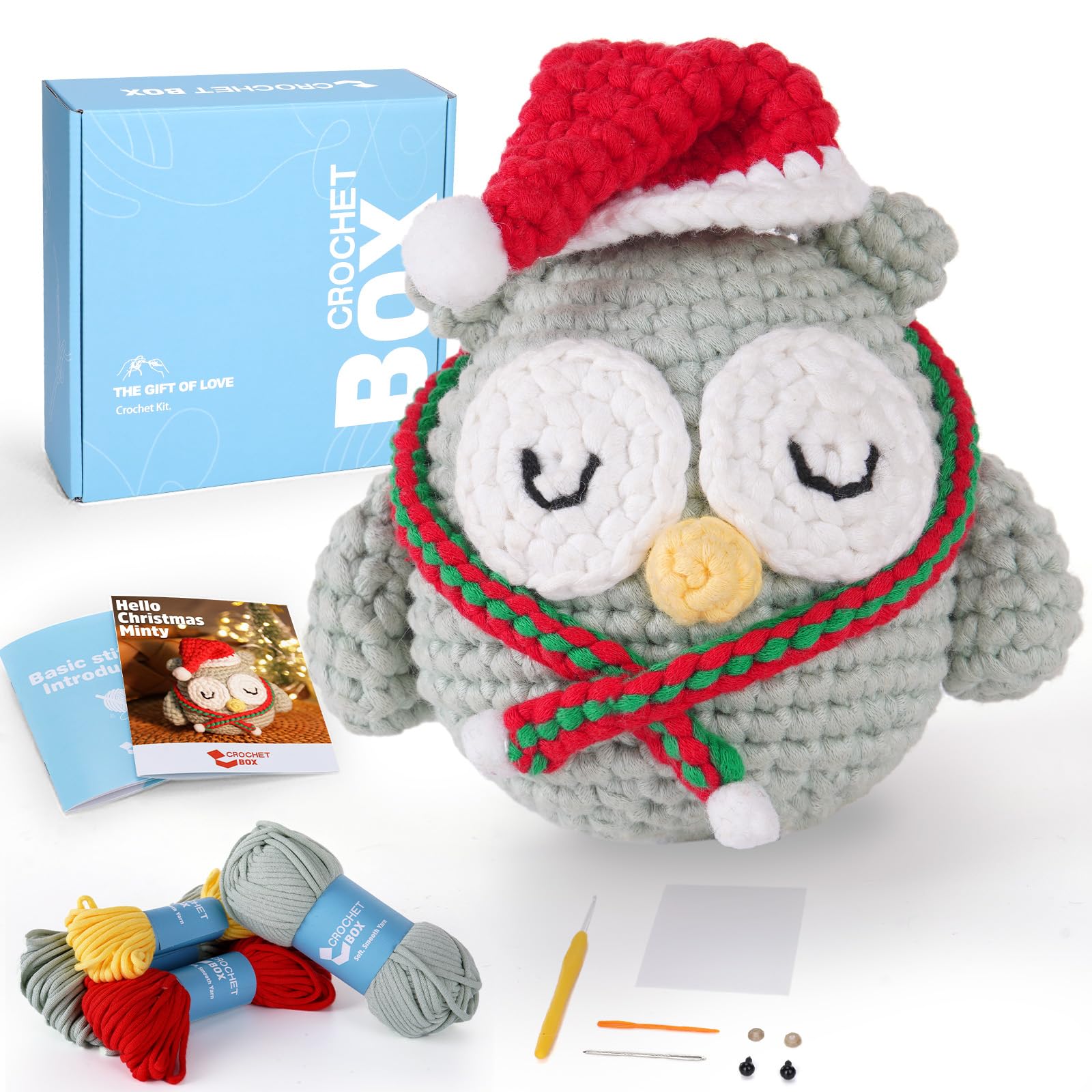 Beginner Crochet Christmas Tree Kit - FREE SHIPPING -11