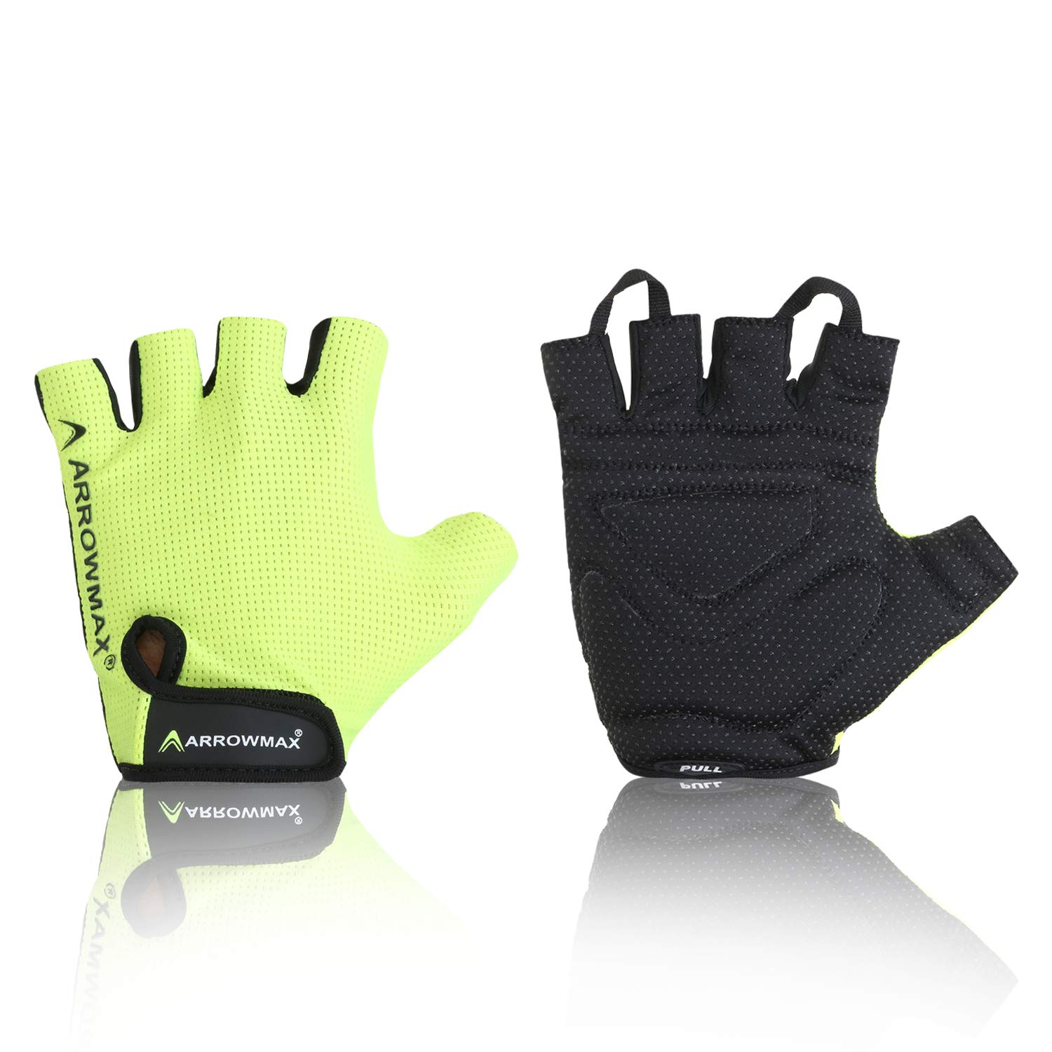 ArrowMax Men & Women Flex Fitness Palm Protection & Extra Grip, Gym Gloves for Weight Lifting, Running, Riding, Cycling, Training, Fitness, Exercise (Green) (B08R96SHTM) Amazon Price History, Amazon Price Tracker